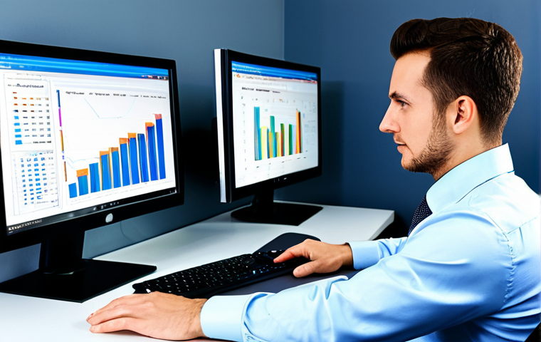 Digital Marketing Professional at Work**
"A professional digital marketer, fully clothed in modest business attire, analyzing advertising performance data on a computer screen in a bright, modern office. Charts and graphs are visible on the screen. Safe for work, appropriate content, perfect anatomy, correct proportions, natural pose, well-formed hands, proper finger count, high-quality rendering, professional, family-friendly."
**