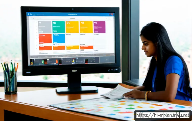 Home 17 미디어 플래너와 시장 조사 방법 - Photorealistic modern media planning workspace in India, a Hindi-speaking female marketing professio...